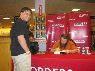 Adam with Patrick Rothfuss